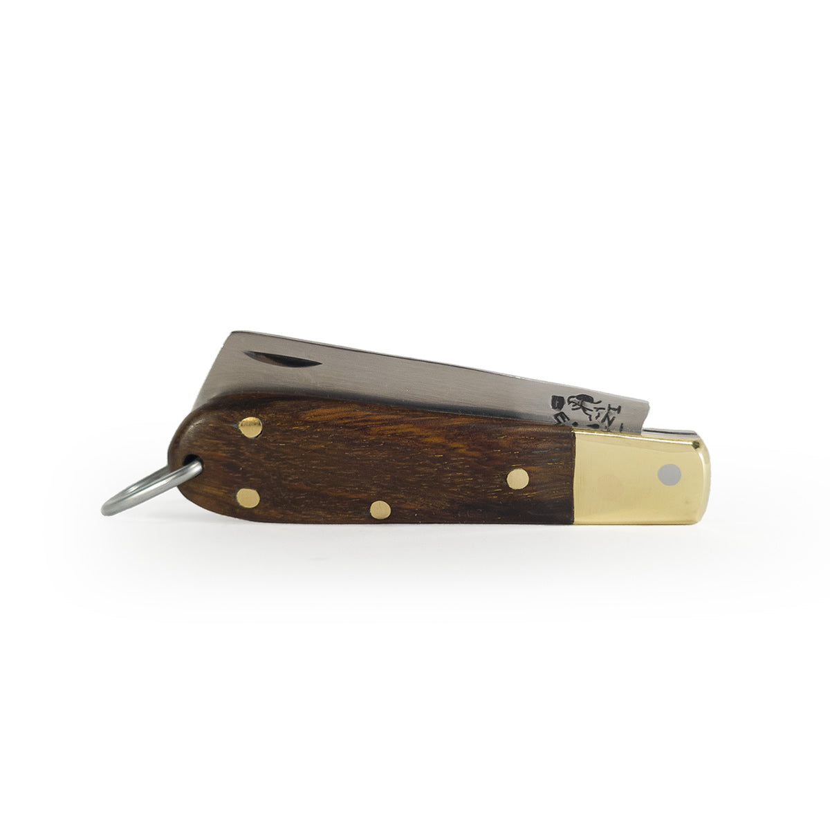 Canivete de bolso Biscaro cabo de madeira