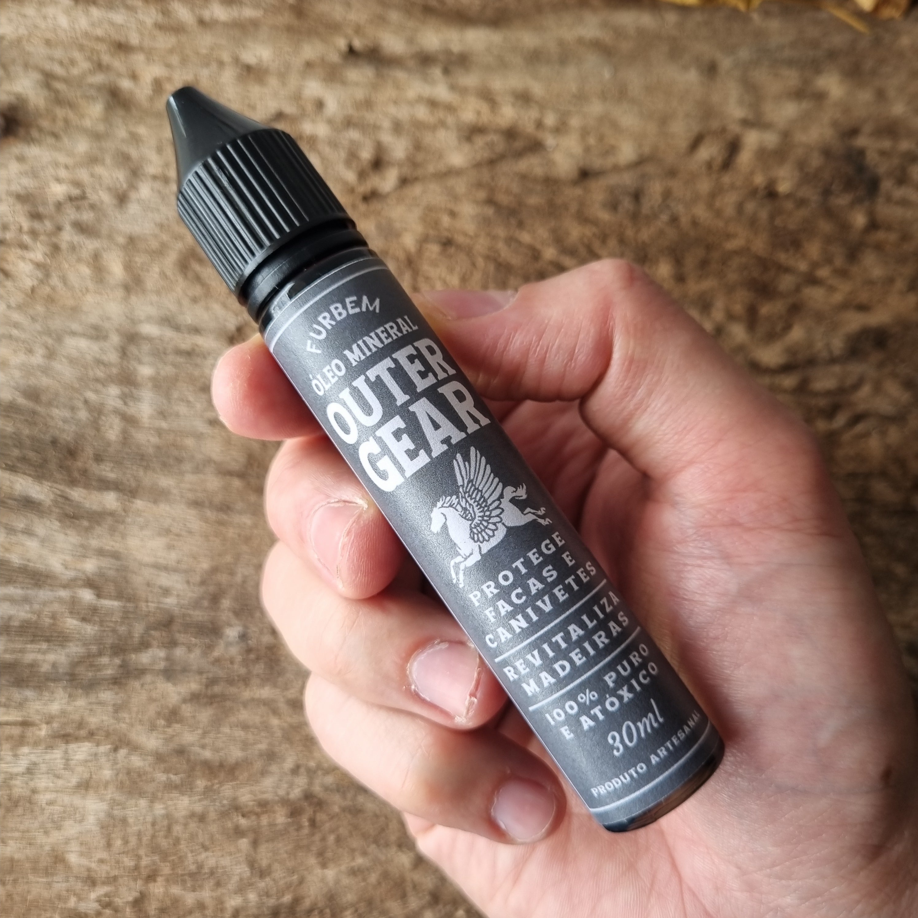 Óleo Mineral Lubrificante para Canivetes e Facas - Protege Facas e Canivetes - Revitaliza Cabos de Madeira