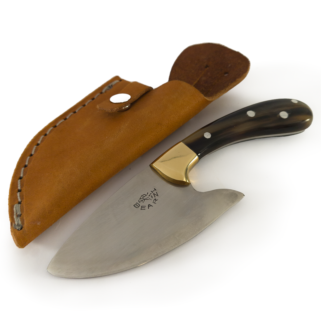 Faca Skinner artesanal Cacciatore cabo chifre natural