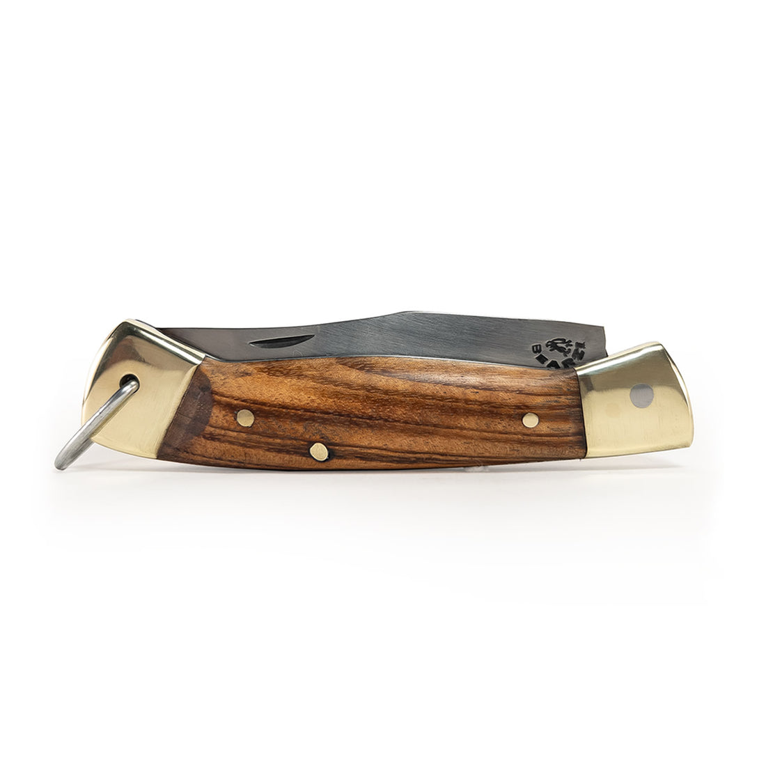 Furbem - Canivete HR clássico. Cabo em madeira e lâmina forjada em aço inox